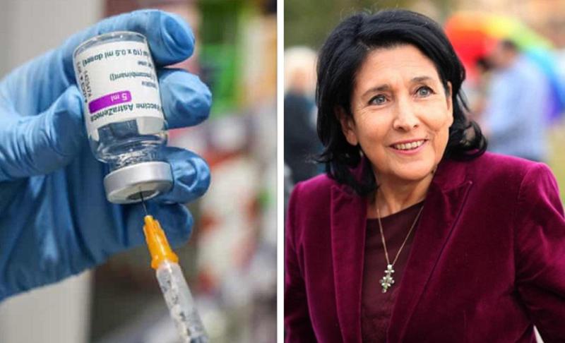 სალომე ზურაბიშვილი "ასტრაზენეკას" ვაქცინით 18 მარტს აიცრება - "პრეზიდენტი საპასუხისმგებლო თანამდებობაზე მყოფ პირებს ვაქცინაციისკენ მოუწოდებს"