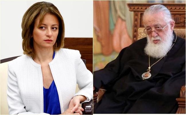 საპატრიარქოში ეკატერინე ტიკარაძისა და ილია მეორის შეხვედრა მიმდინარეობს