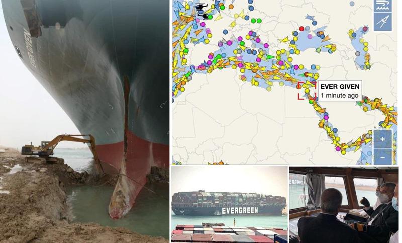 სუეცში გაჭედილი გემი და ყოველდღიურად 9,6 - მილიარდიანი ზარალი  - "ეს იგივეა, რომ გამორიყული უზარმაზარი ვეშაპი ისევ წყალში გავათრიოთ“