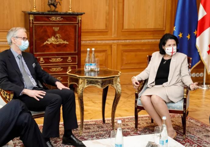 კრისტიან დანიელსონი სალომე ზურაბიშვილს კიდევ ერთხელ შეხვდა