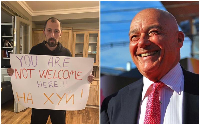 "სანამ დროა, ისე გადამალეთ, რომ მამაზეციერმაც ვერ მიაგნოს" - რუსი შოუმენის ვლადიმერ პოზნერის თბილისში ჩამოსვლას პროტესტი მოჰყვა