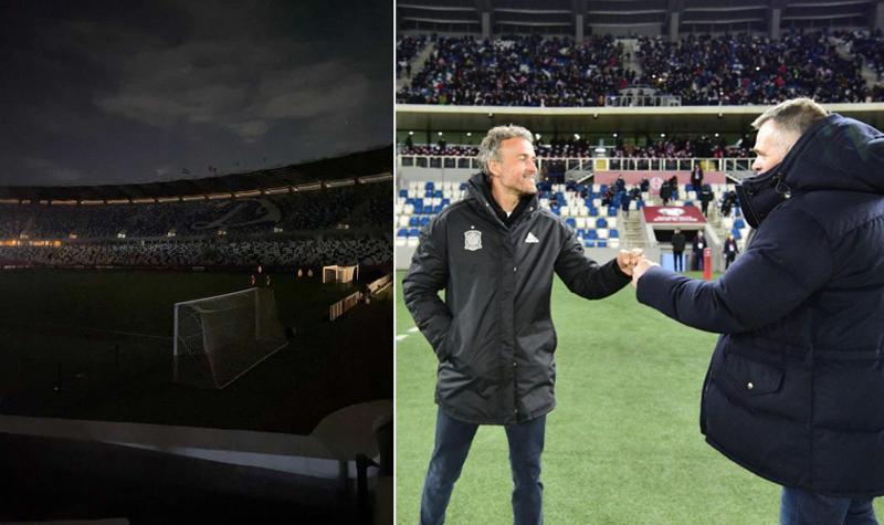 თბილისში ჩვენ დაგვცინეს და ლუის ენრიკე სევილიაში ლიფტში გაიჭედა - როგორ გაგრძელდა "დინამო არენაზე" შუქის ჩაქრობის ამბავი