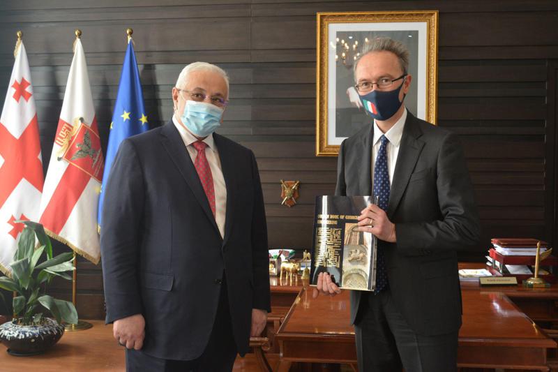 საქართველოს ტექნიკური უნივერსიტეტის რექტორი იტალიის ელჩს შეხვდა