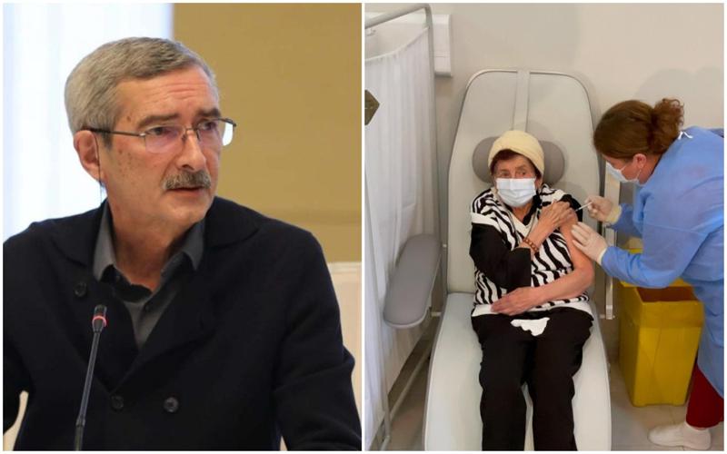 პაატა იმნაძის დედა "ასტრაზენეკას" ვაქცინით აიცრა - კლინიკიდან ფოტოს მისი შვილიშვილი აქვეყნებს