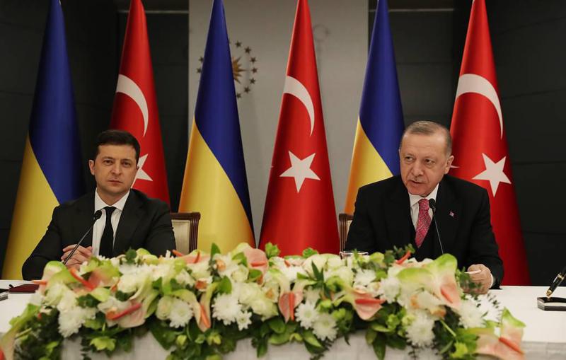 "ჩვენი  მიზანია, რომ შავი ზღვა იყოს მშვიდობის ზღვა" - რას აცხადებს ერდოღანი ზელენსკისთან შეხვედრის შემდეგ