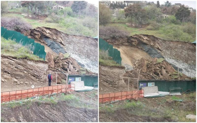 ბაგებში მიწის მასა ჩამოიშალა, სამშენებლო სამუშაოები შეჩერდა - რა კადრები ვრცელდება "ფეისბუქზე" და როგორია თბილისის მერიის კომენტარი