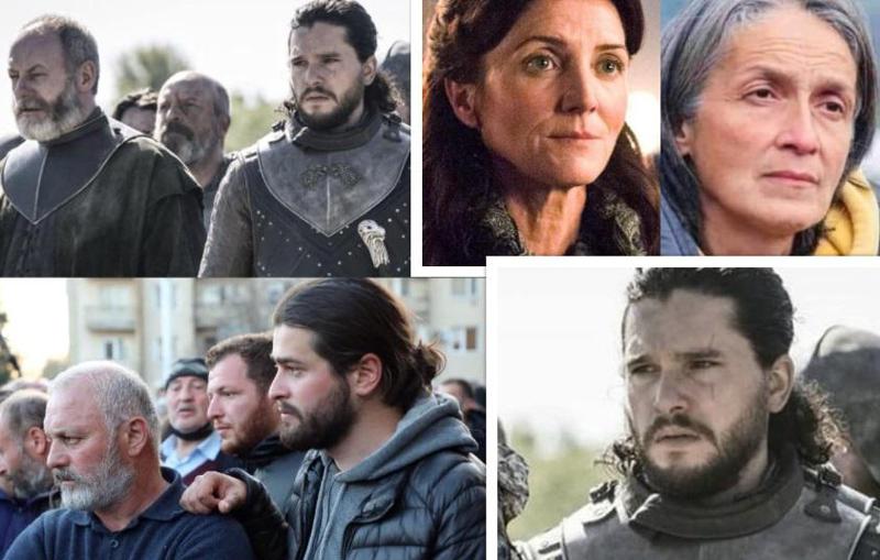 "რიონის ხეობის თამაშები...ახლა მთავარია, დრაკონმა არ გადაიფრინოს" - სოციალურ ქსელში რიონის ხეობის მცველებს GOT-ის გმირებს ამსგავსებენ (ნახეთ ფოტოები)