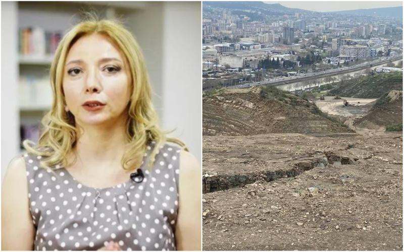 "ეს არის მაჭავარიანის ქუჩის ქვემოთ განვითარებული მეწყრის ნაპრალი" - რა ფოტოს აქვეყნებს თეა გოდოლაძე "ფეისბუქზე"?