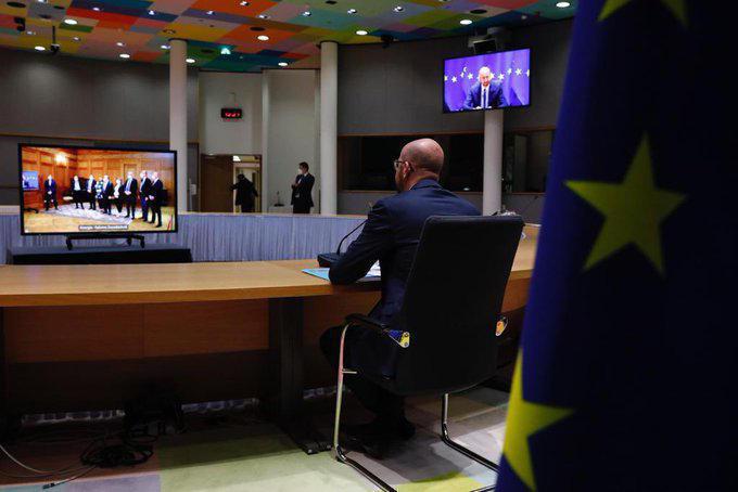 "საქართველოს გაუმარჯოს - ვულოცავ პოლიტიკურ ლიდერებს საქართველოში შეთანხმებაზე ხელმოწერას" - შარლ მიშელი