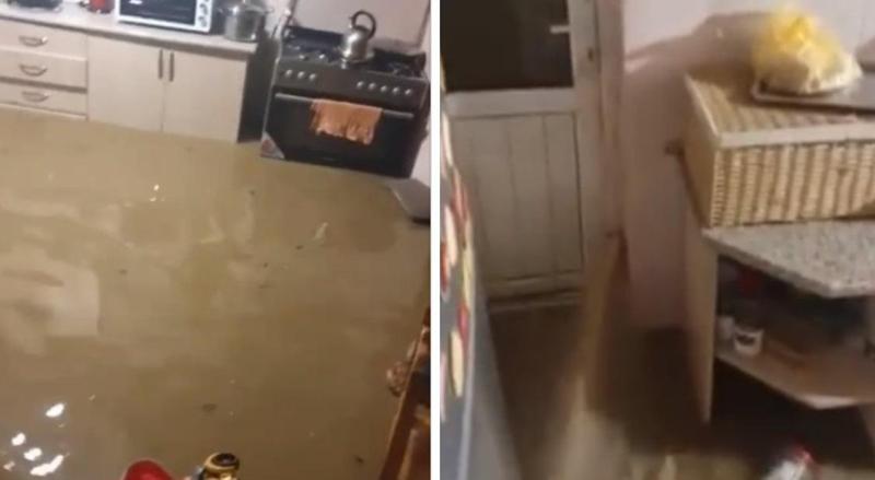 დიდ დიღომში "ბერი ანდრიას საქველმოქმედო ფონდის" შენობა დაიტბორა (ვიდეო)