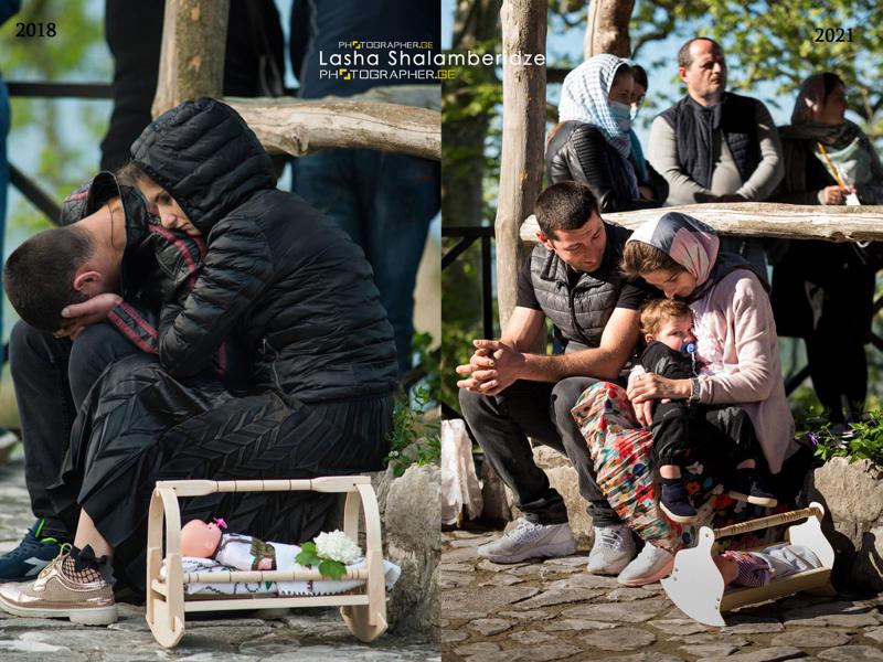 "ითხოვე და მოგეცემა" - წყვილი, რომელიც წლების წინ წაჩხურუს მთავარანგელოზის ტაძარში უფალს შვილის მიცემას ევედრებოდა, წელს იმავე ტაძარში შვილთან ერთად მივიდა (ფოტო)