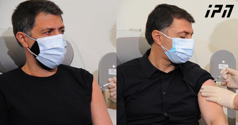 აჩი და შოთა არველაძეები "სინოფარმის" ვაქცინით აიცრნენ - "გვინდოდა აცრა, ეჭვი არ გვეპარება, რომ კარგია"