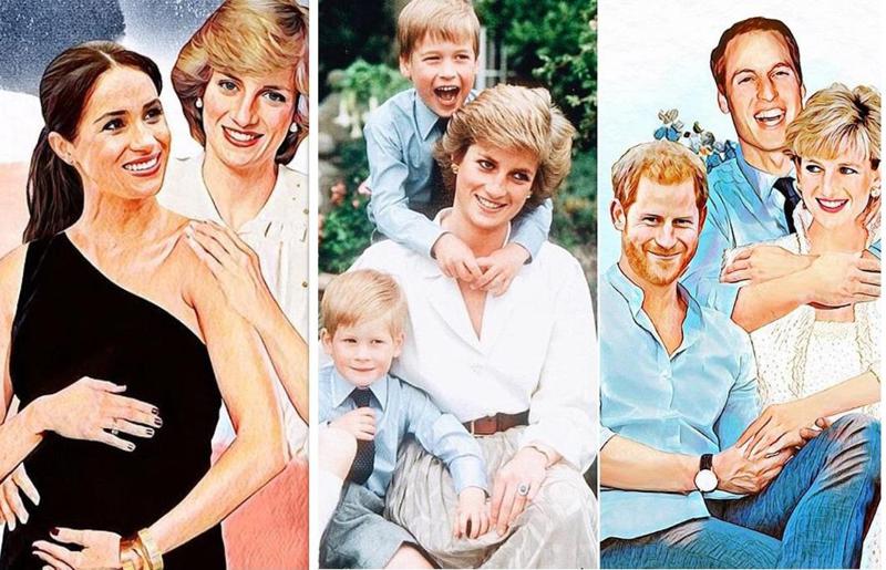 როგორი იქნებოდა ბრიტანეთის სამეფო ოჯახის ცხოვრება, პრინცესა დაიანას რომ ეცოცხლა - ნამუშევრები, რომლებსაც უემოციოდ ვერ ნახავთ