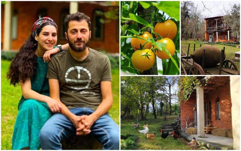"მინდა ადამიანებს დავანახო, რომ მხოლოდ თბილისში არ ჩქეფს სიცოცხლე" - ოტია იოსელიანის შვილიშვილის დიდი მეურნეობა, რომელსაც მეუღლესთან ერთად უძღვება
