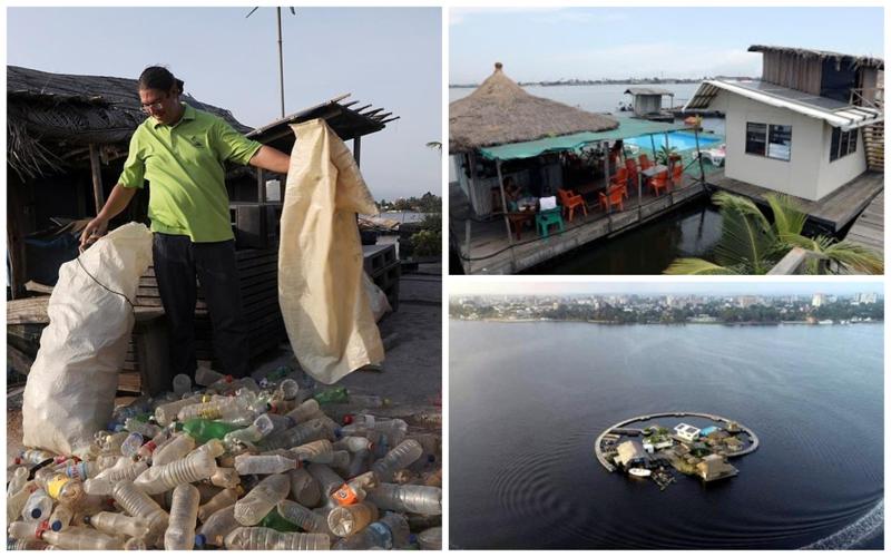 როგორ აქცია მამაკაცმა პოლიეთილენის ბოთლები მდიდრულ სასტუმროდ - ამის ნახვის შემდეგ მიხვდებით, რომ შეუძლებელი არაფერია