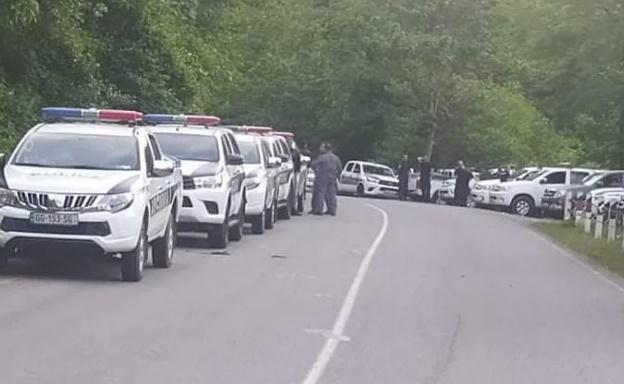 სოფელ გუმათში საპოლიციო ძალების მობილიზებაა