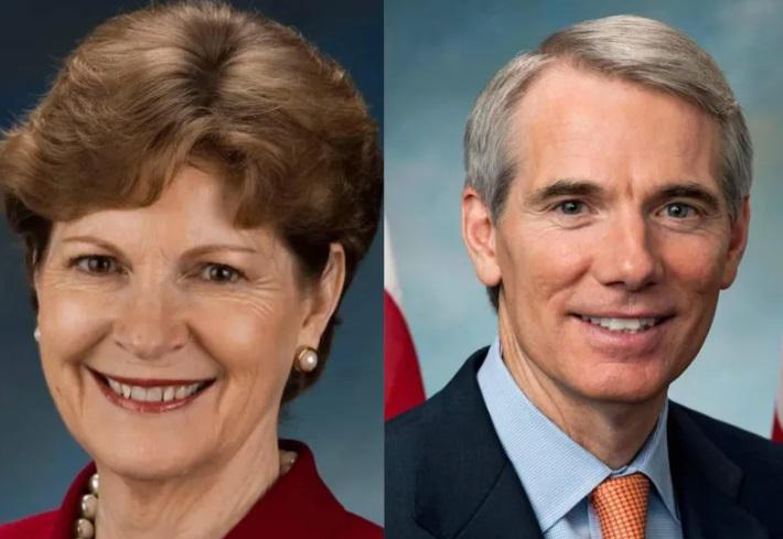 საქართველოში სენატორები ჯინ შაჰინი და რობ პორტმანი ჩამოვლენ