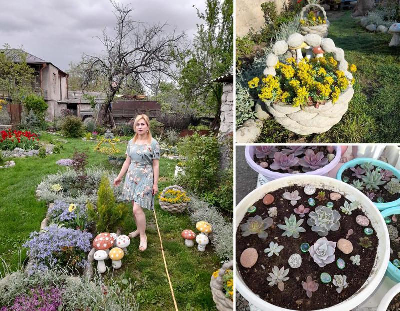 "ჩემი მეგობრები იცინიან ხოლმე, ნონამ ასფალტი აყარა, ეზო გადათხარა და ბაღი გააშენაო" - გაიცანით თვითნასწავლი მებაღე საბავშვო ბაღიდან (ფოტოები)