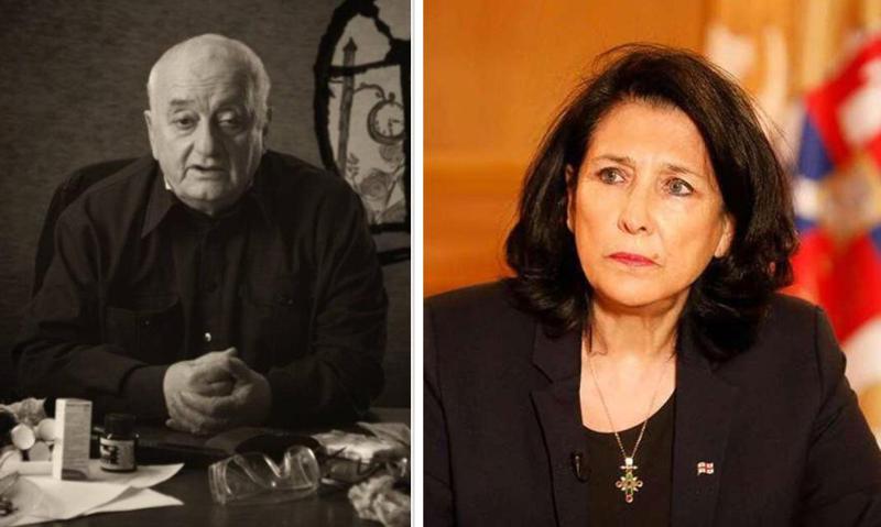 "გასამდა....გავღარიბდით, დავობლდით" - როგორ ეხმიანება სალომე ზურაბიშვილი რეზო გაბრიაძის გარდაცვალებას