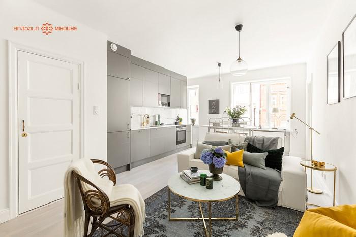 როგორ მოვაწყოთ 50 კვადრატულამდე ბინა სივრცის დაკარგვის გარეშე - დიზაინერის რჩევები