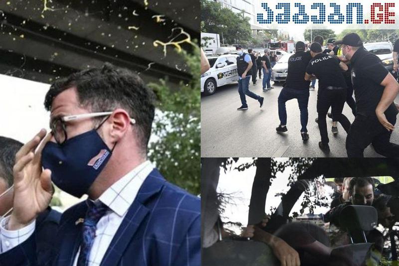 დაპირისპირება, კვერცხებისა და ქვების სროლა, გზის გადაკეტვის მცდელობა - ფოტოები ადგილიდან, სადაც "თბილისი პრაიდის" გახსნის ღონისძიება უნდა გაიმართოს