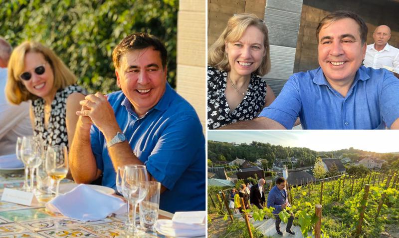 მიხეილ სააკაშვილმა საკუთარ ვენახში დიდი შვიდეულის ელჩებს უმასპინძლა - რა ფოტოებს აქვეყნებს ექსპრეზიდენტი