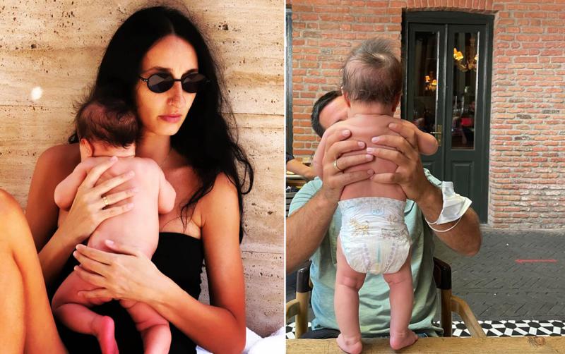 "აი, ისიც, 40 დღის კატო" - რუსკა მაყაშვილი ქალიშვილის ფოტოებს აქვეყნებს