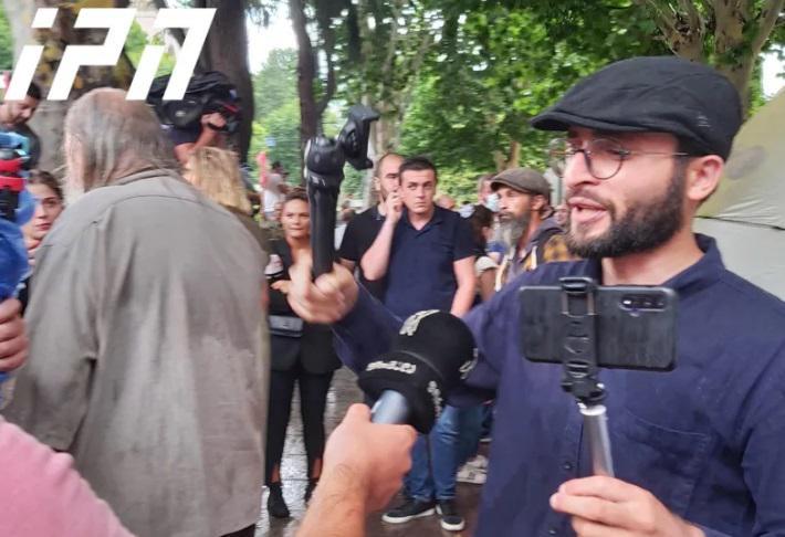 "როგორც "სირცხვილიას" ოფისი დაინგრა გუშინ, ისე დაინგრევა ზურა-გირჩი ჯაფარიძის ოფისი" - "თბილისი პრაიდის" ერთ-ერთი მოწინააღმდეგე