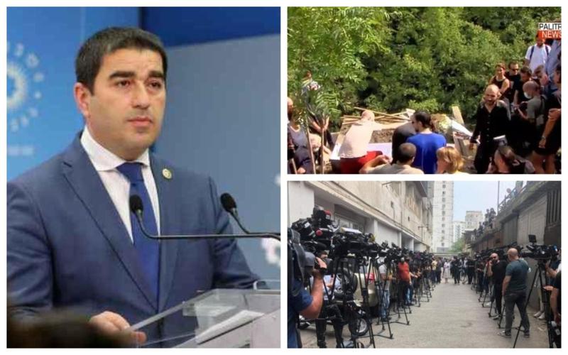 "დრონით გადაღებული ჩასვენება... გლოვაშიც პოლიტიკურ პერფორმანსს დგამენ, დღეს მათ თავად მოკლეს მედია" - რას წერს შალვა პაპუაშვილი?