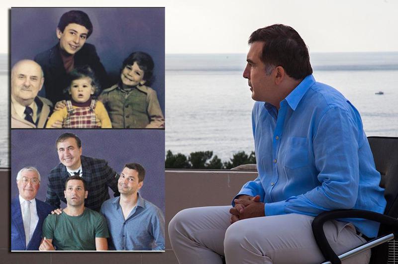 "მე და ჩემი ბიძაშვილები, ჩემი ოჯახის პატრიარქთან ერთად... 40 წლის წინ და გუშინწინ..." - რა ფოტოს აქვეყნებს მიხეილ სააკაშვილი