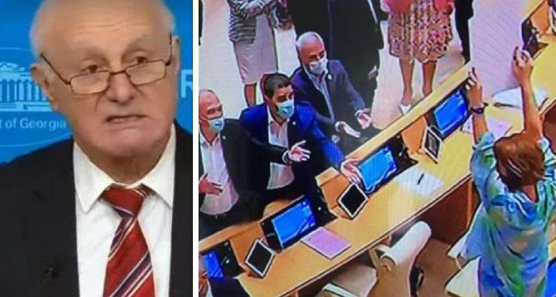 "მამულაშვილი მაგიდაზე ფეხშიშველი აბრძანდა, მაგიდა არის სრიალა, მეშინოდა, არ წაქცეულიყო - ახალგაზრდა ზარქუამ  ფაქიზად, ოსტატურად ჩამოიყვანა და გადაგვარჩინა" - ფრიდონ ინჯია