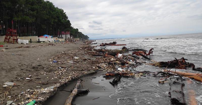 "სანაპირო ნაგავს მიაქვს... არავინ დამინახავს აქაურობას ასუფთავებდეს" - რა ხდება გრიგოლეთში და რას ჰყვება დამსვენებელი (ფოტოები)