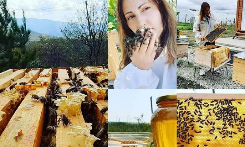 "ფოტოს გადაღებისას ხელზე რამდენიმე ასეული ფუტკარი მყავდა შესეული" - "ფუტკრების მომთვინიერებელი" გოგონას ამბავი და რჩევები საფუტკრეში მუშაობისთვის