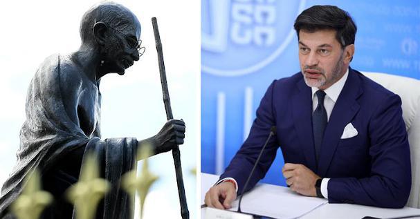 მაჰათმა განდის ძეგლს სათვალე მოპარეს - მერის კომენტარი