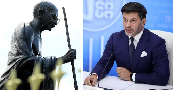 მაჰათმა განდის ძეგლს სათვალე მოპარეს - მერის კომენტარი