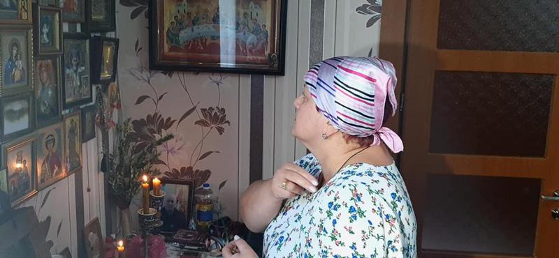 დღის ფოტო: გენო პეტრიაშვილის დედა შვილის ფინალის დროს