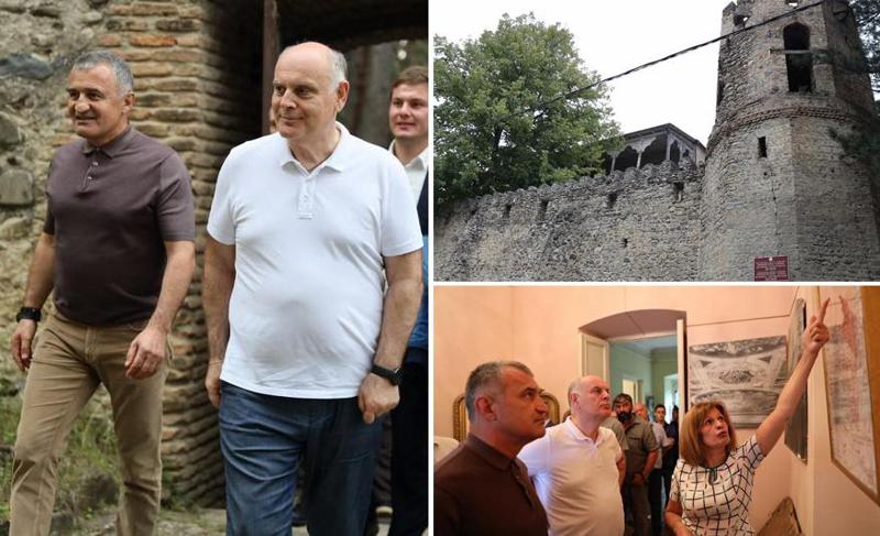 "ორი მეგობარი სახელმწიფოს ლიდერი" ქსნის ერისთავების სასახლეში - ბჟანიას ვიზიტი ცხინვალში, აგვისტოს ომის მე-13 წლისთავზე და აფხაზების გამოხმაურებები