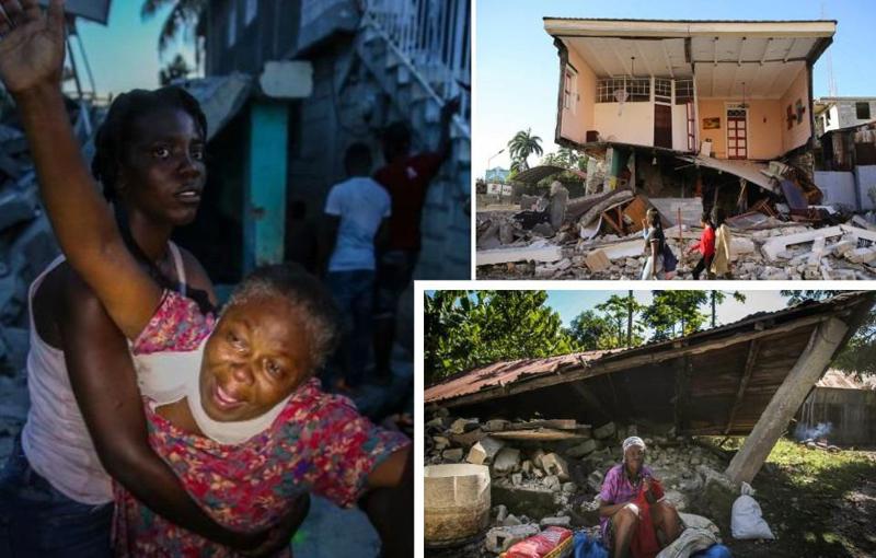 მიწასთან გასწორებული 13 694 სახლი, დანგრეული საავადმყოფოები და 1200-ზე მეტი გარდაცვლილი - რა ხდება ჰაიტიზე, სადაც 7,2 მაგნიტუდის მიწისძვრა მოხდა (ფოტოები)