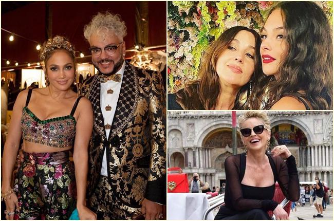 Dolce & Gabbana-ს  შოუ და  ვარსკვლავთცვენა ვენეციაში: ჯენიფერ ლოპესი, შერონ სთოუნი, მონიკა ბელუჩი, დევა კასელი...  და ფილიპ კირკოროვი (ფოტოები)