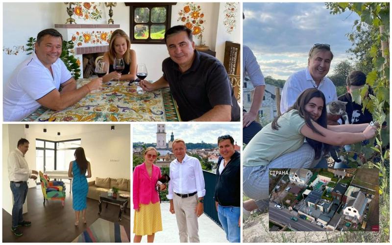 "აქვს ვენახი... დიდი ლამაზი ეზო, სადაც ლიზასთან ერთად ხშირად იღებს სტუმრებს" - როგორ გამოიყურება მიხეილ სააკაშვილის ელიტარული სახლი "ლესნიკებში"