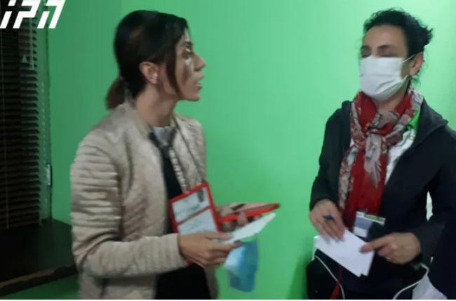 დაპირისპირება ზუგდიდის #67 საოლქო კომისიის შენობაში - ანა წითლიძის განცხადებით, საუბნო კომისიის თავმჯდომარეებს აქვთ დავალება, ოქმს ხელი არ მოაწერონ