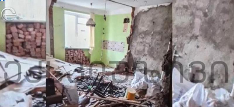 "კადრებში ჩანს, როგორ არის საყრდენი კედლები გამოცლილი" - "იმედი" კორსპუსის ნგრევამდე 48 საათით ადრე გადაღებულ ფოტოებს ავრცელებს