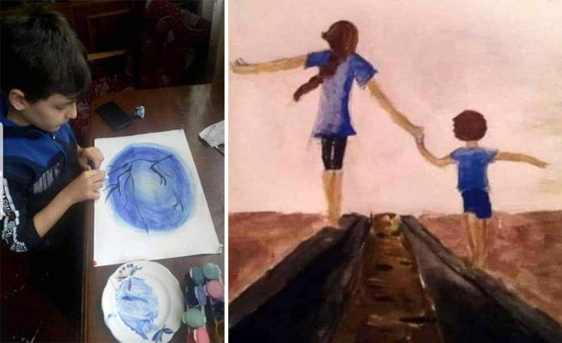 "ასე წავიდა თავის დედიკოსთან ერთად" - ნანგრევებში მოყოლილი 12 წლის მოზარდის "წინასწარმეტყველება" და უნიკალური ნახატები, რომელსაც ის ქმნიდა