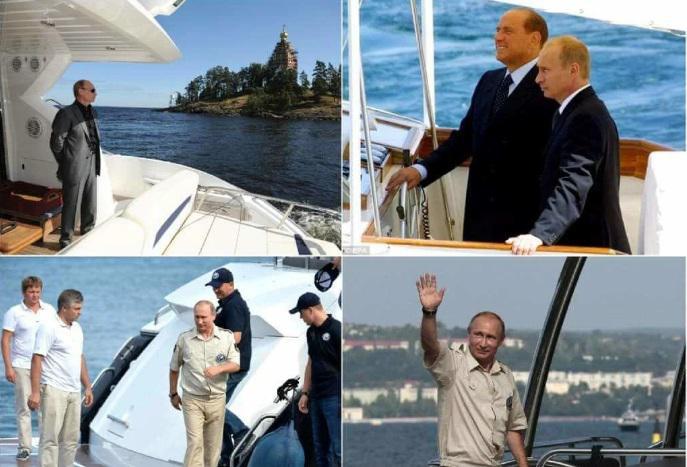 ვლადიმირ პუტინის იახტების მრავალმილიონიანი კოლექცია - რუსეთის პრეზიდენტის ძვირადღირებული გატაცება