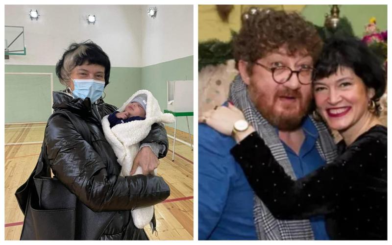 "ყველა არჩევნებზე" - მანანა კოზაკოვა საარჩევნო უბანზე 2 თვის შვილიშვილთან ერთად მივიდა (ფოტო)