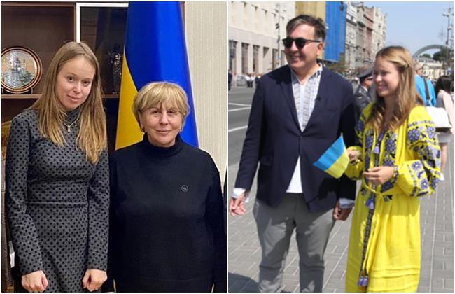 ლიზა იასკო გიული ალასანიასთან ერთად პირველად გამოჩნდა - რატომ ჩავიდა უკრაინაში ექსპრეზიდენტის დედა? (ფოტო)