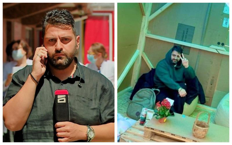 "მთავარსარდლები ასე არ უნდა იხოცებოდნენ!" - "მთავარი არხის" ჟურნალისტმა რუსთავის ციხესთან შიმშილობა დაიწყო