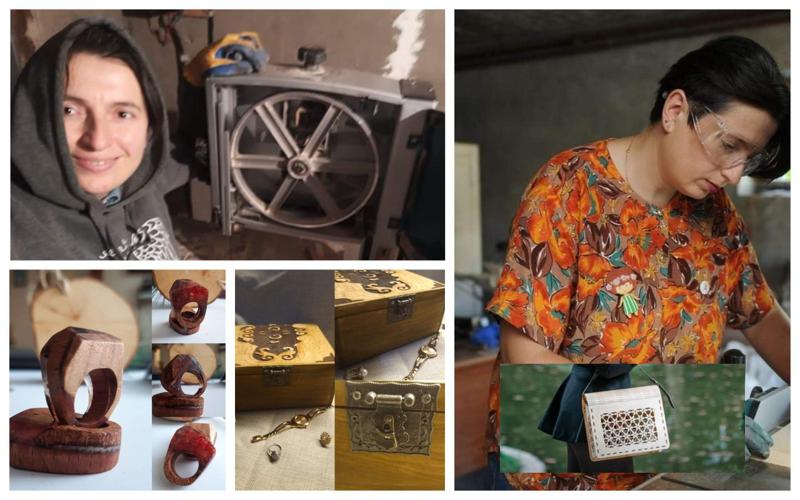 "რეგიონში ამ პროფესიის ადამიანს ვერ იპოვით... თავიდან ოჯახმაც არ აღმიქვა სერიოზულად" - ექიმი ქალის გზა დურგლობამდე და ავტოფარეხში დაწყებული ბიზნესის ამბავი