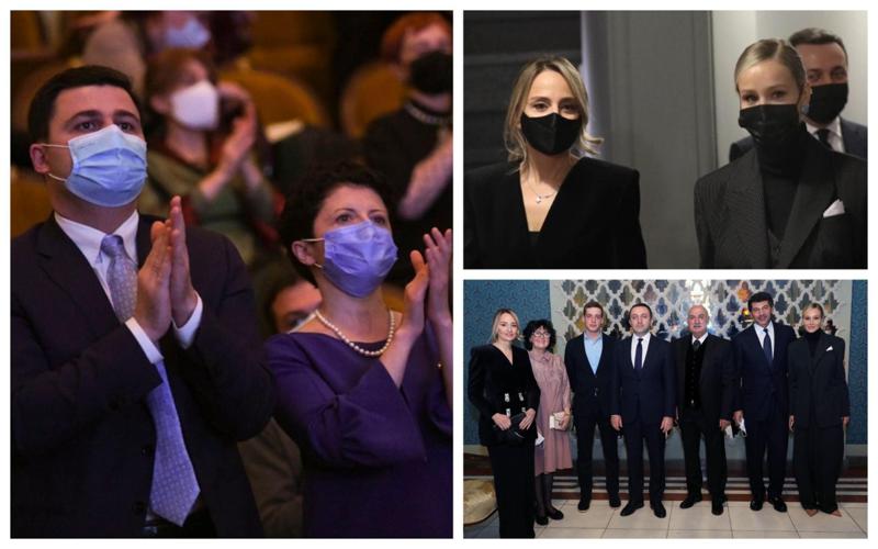 ღარიბაშვილი, წულუკიანი და კალაძე მეუღლეებთან ერთად - როგორ გამოიყურებოდნენ პირველი პირები ლეგენდარული მოცეკვავის იუბილეზე?