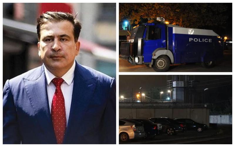 არსებული ინფორმაციით, მიხეილ სააკაშვილი რუსთავის ციხეში გადაიყვანეს - ადგილზე სპეცრაზმი და წყლის ჭავლის მანქანები შეიყვანეს